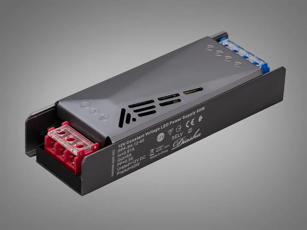 Блок живлення для LED стрічки, 12v, 60Вт, 5А - фото 2