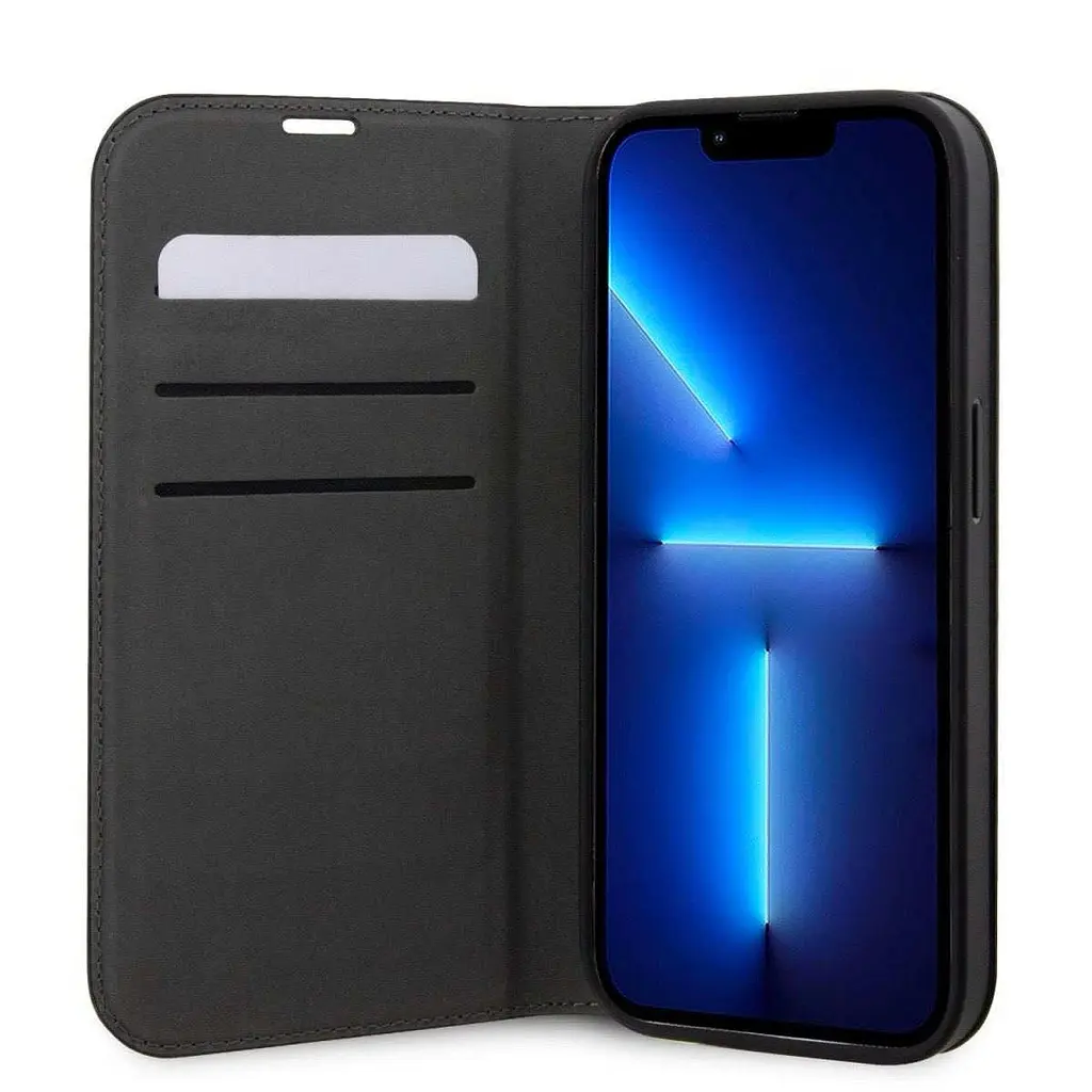 Чехол Karl Lagerfeld PU Saffiano Monogram для iPhOne 14 Pro Black - фото 5