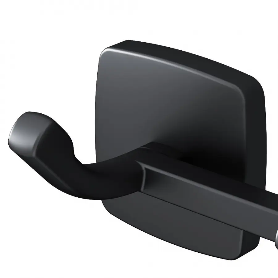 Набір гачків для рушників Am.Pm Gem black A9035922, Чорний матовий - фото 6