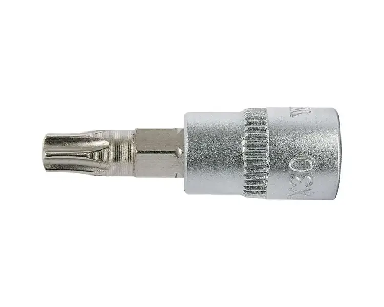 Головка торцева Yato квадрат 1/4" TORX Т30 L= 37 мм (YT-04306) - фото 2