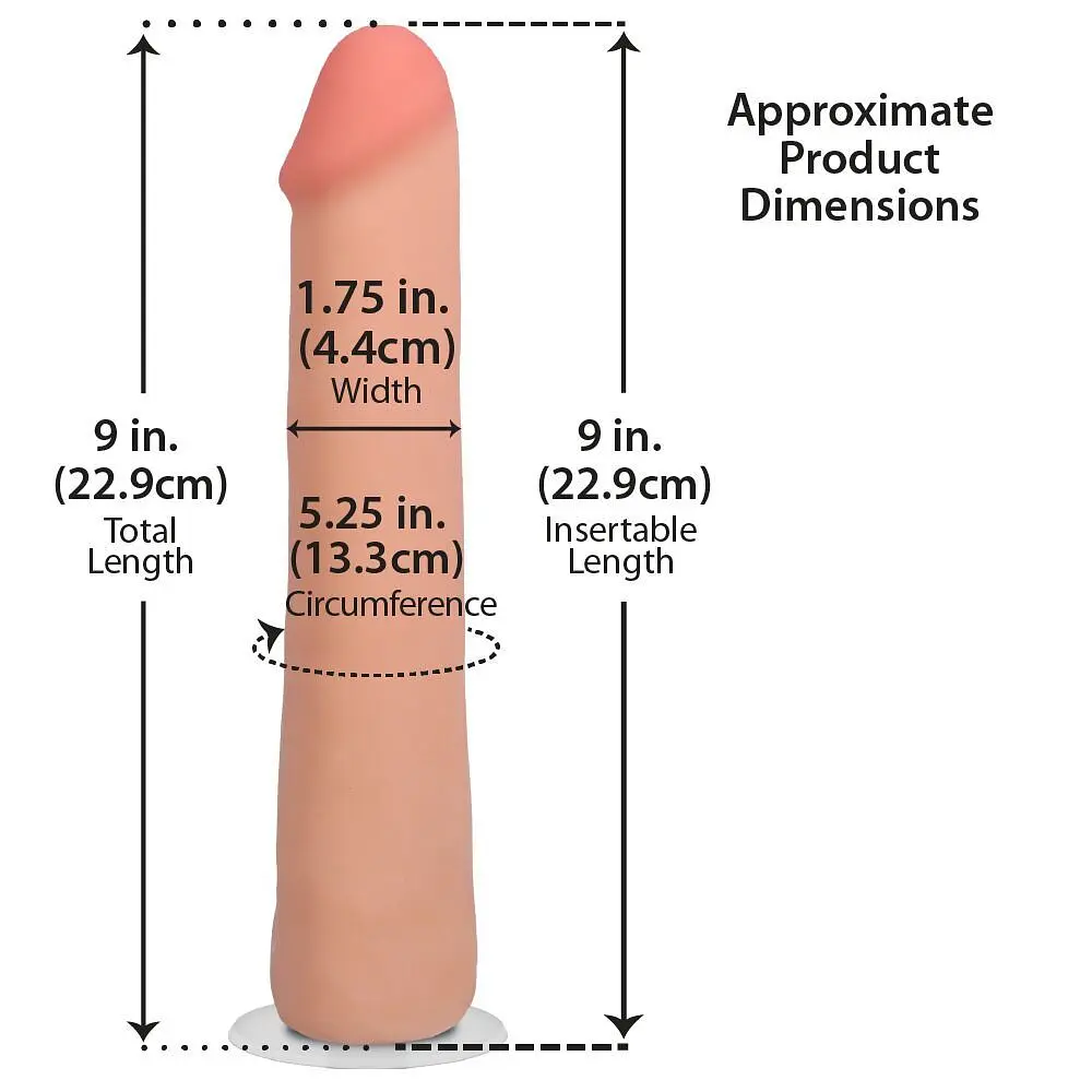 Фаллоимитатор Doc Johnson The Realistic Cock ULTRASKYN 9 Inch, 22.9 см - фото 5
