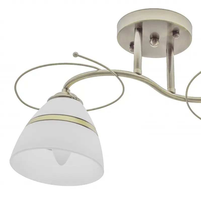 Люстра потолочная Brille в спальню E27 60W BZ (LK-586C/2) - фото 3