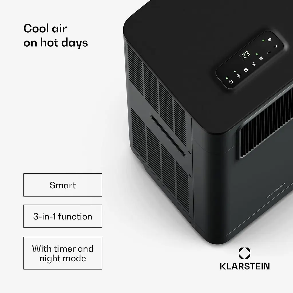 Портативний кондиціонер Klarstein Breeze Box 9K — 9000 БТЕ, інтелектуальний застосунок Б/в - фото 4