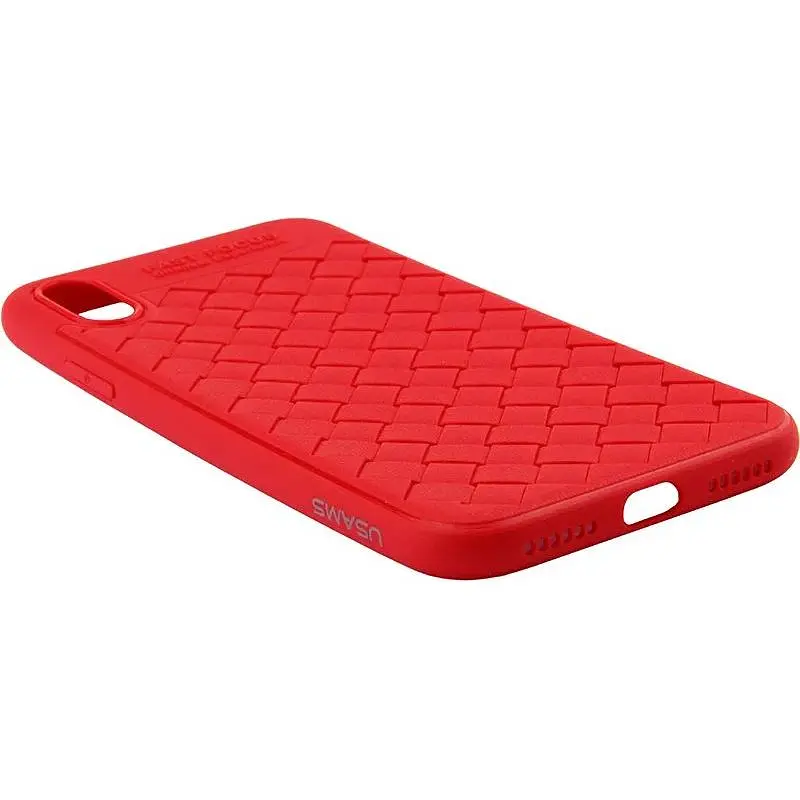 Чохол-накладка Usams Yun Series Apple iPhone X Red - фото 4
