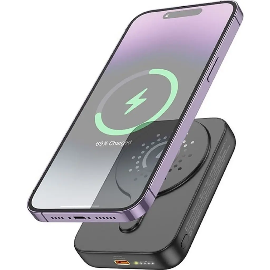 Зовнішній акумулятор Hoco J117A Esteem MagSafe 10000mAh 20W Black (605823) [110908] - фото 4