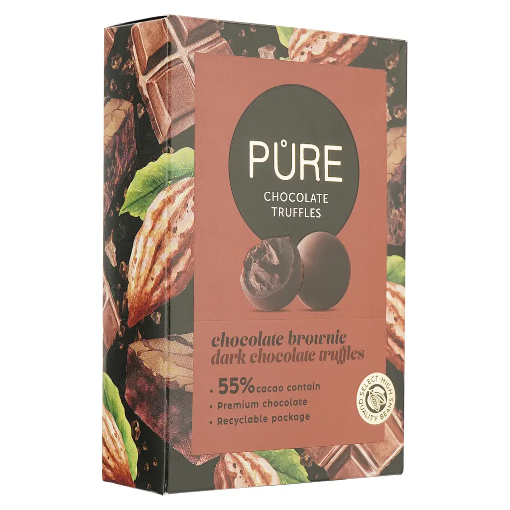 Цукерки Pure Chocolate трюфелі брауні 148 г (932190) - фото 2