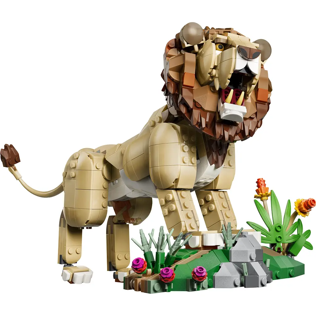 Конструктор LEGO Creator Дикі тварини: Величний лев (31386) - фото 4