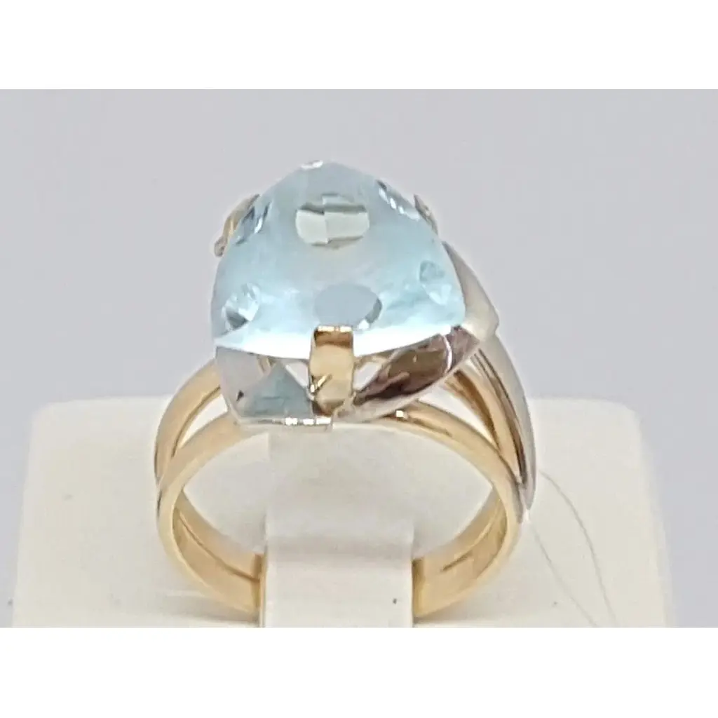 Золоте кільце Qvaliz з топазом. 7В600105736/25 18 - фото 2