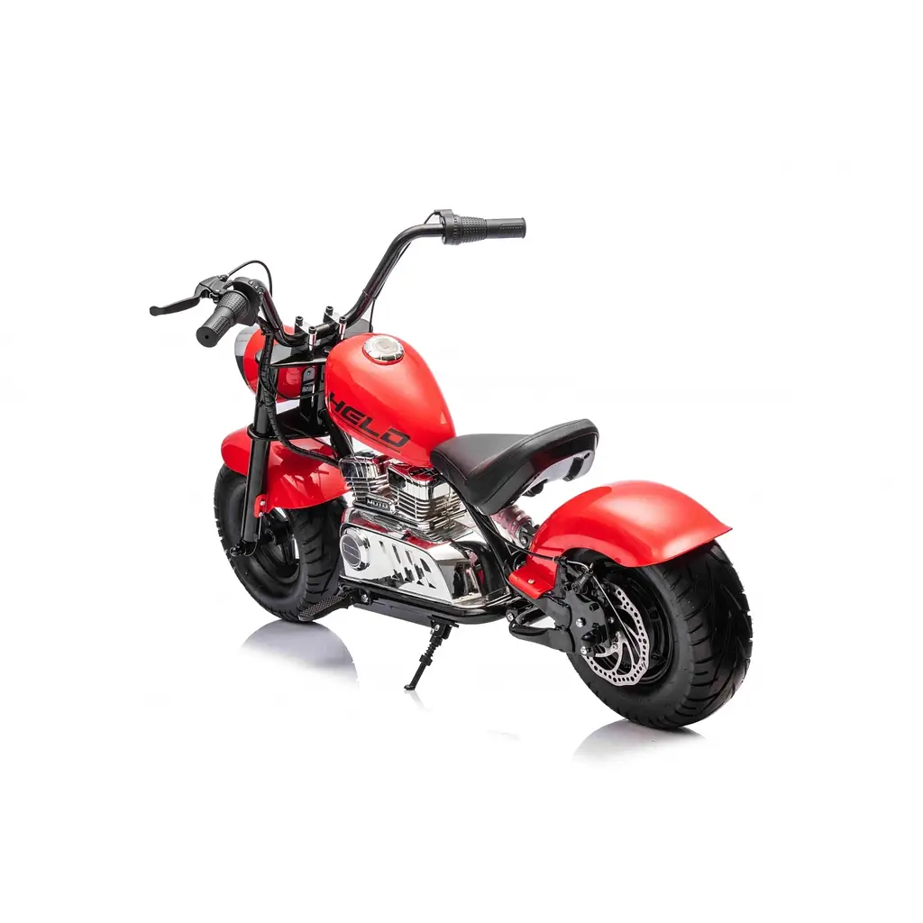 Дитячий електромотоцикл Ramiz Chopper Warrior 2х18, рожевий (PA.XB-1058.ROZ) - фото 14