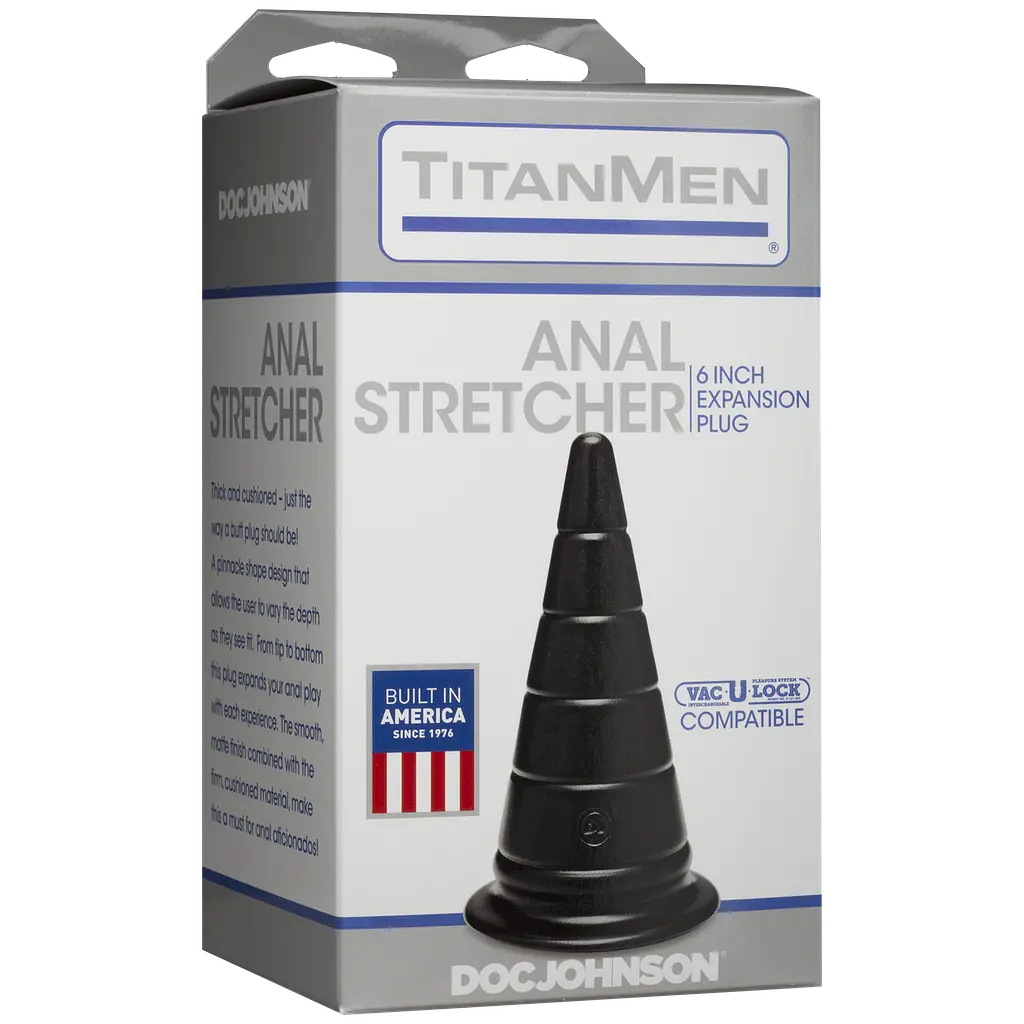 Анальний стимулятор Doc Johnson TitanMenAnal Stretcher 6 Inch Plug, діаметр 6,6 см - фото 2