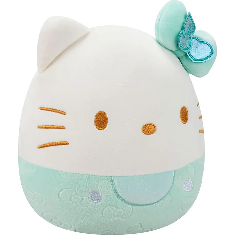 М'яка іграшка Squishmallows Hello Kitty Хеллоу Кітті у смарагдовому 20 см (SQSN00498) - фото 2