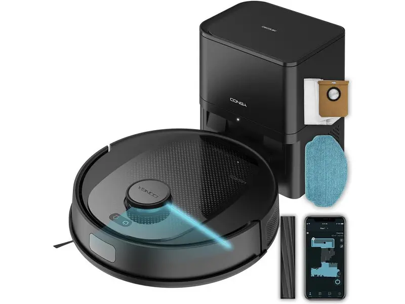 Робот пилосос з вологим прибиранням Cecotec Conga 7690 Immortal Max Home (A01_EU01_107140)