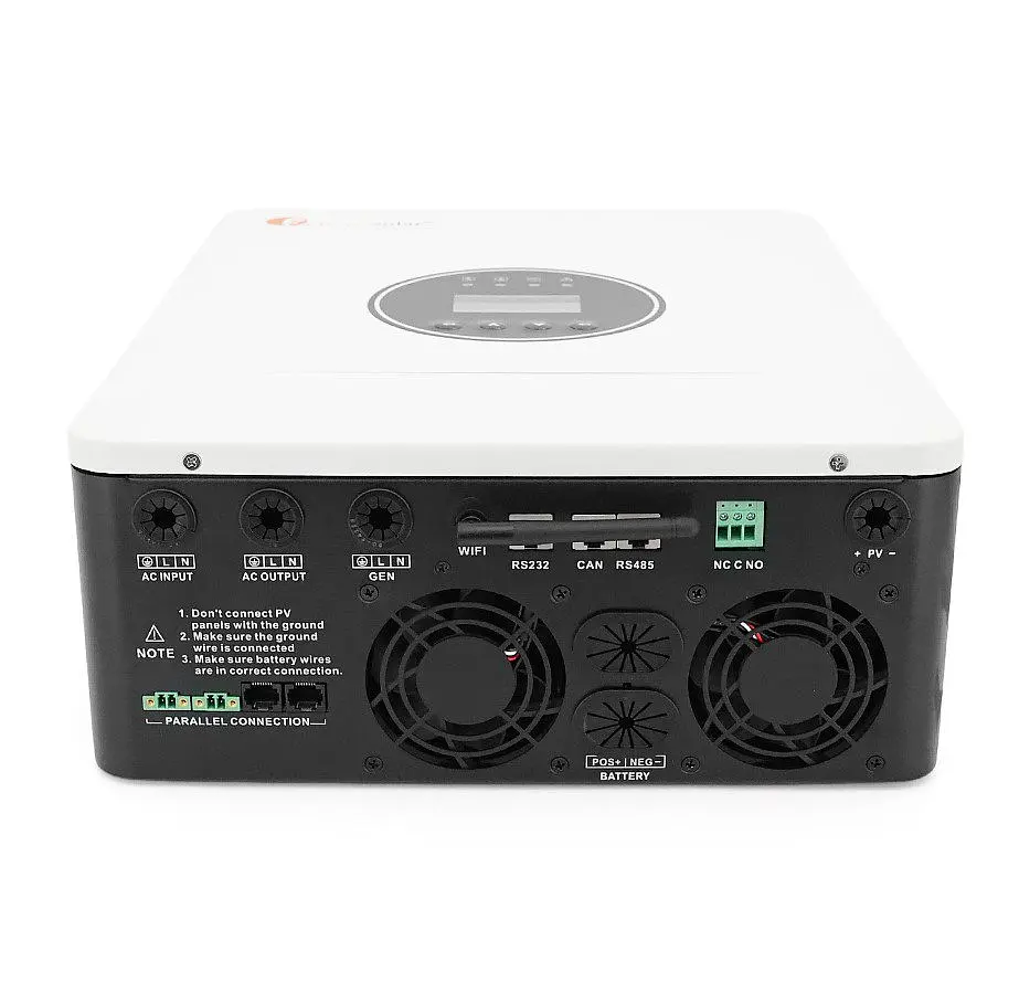 UPS ДБЖ гібридний інвертор Felicity IVEM6048-II 6000VA 48V Wi-Fi RS485 MPPT - фото 3