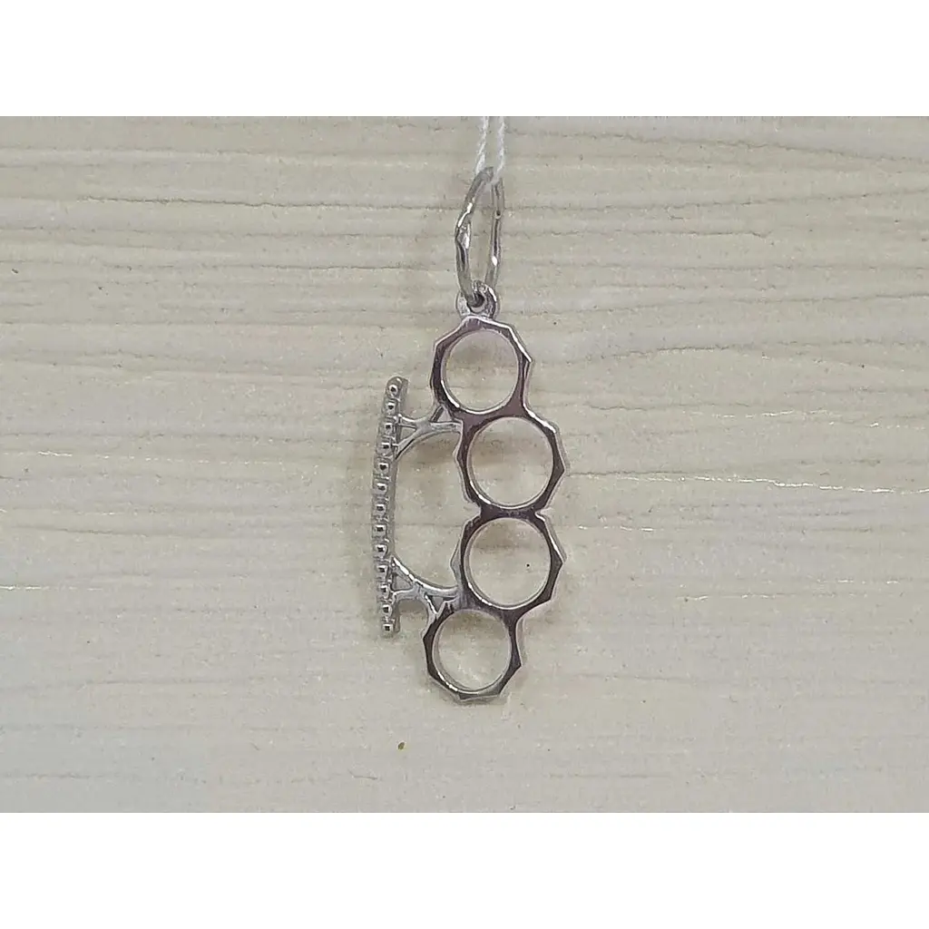 Срібна підвіска Vegas Кастет. 30060Р - фото 2