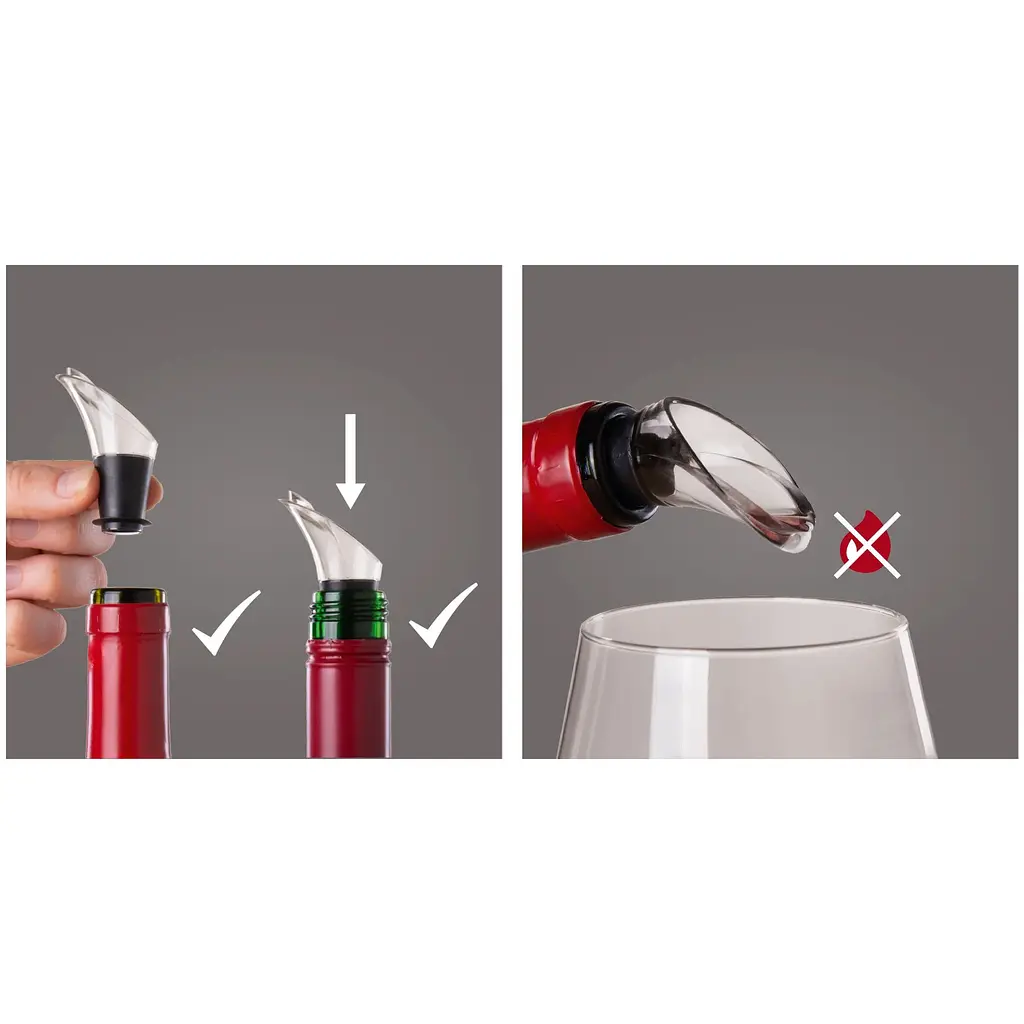 Набор дропстоперов Vacu Vin Wine Server Crystal 2 шт. (Q3620) - фото 3