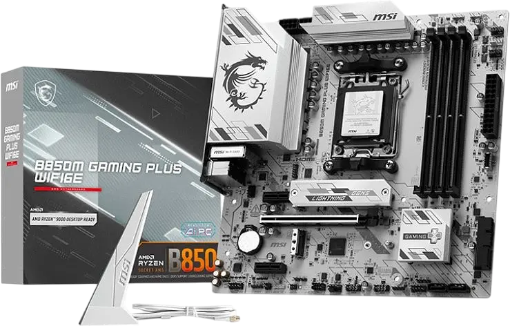 Материнcька плата MSI B850M Gaming Plus Wi-Fi Socket AM5 (B850M GAMING PLUS WIFI) - фото 4