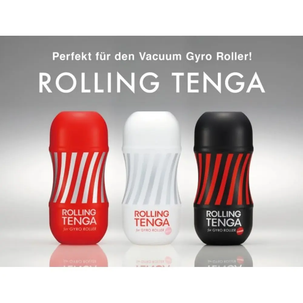 Мастурбатор Tenga Rolling Gyro Roller Cup Strong, 15.5х7.1 см (чорний) - фото 5