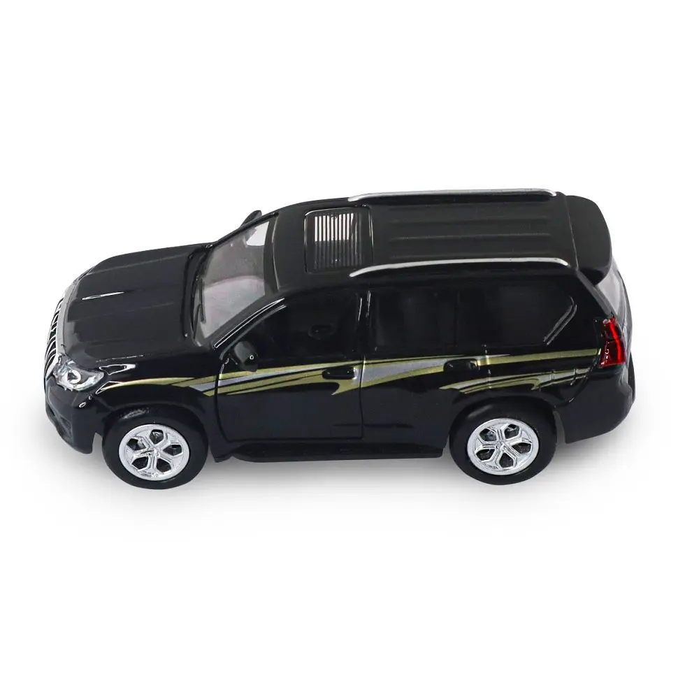 Інерційна автомодель Toyota Prado TechnoDrive KM6189D чорний - фото 3