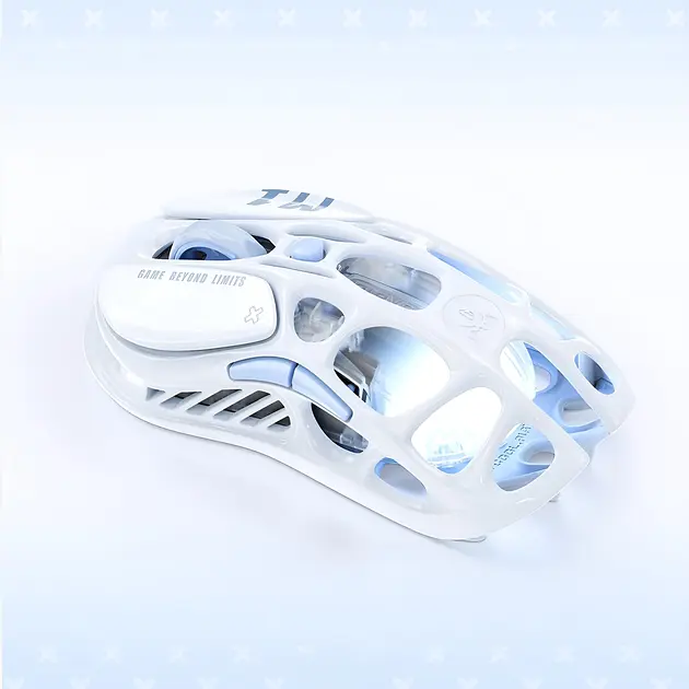 GravaStar Миша Mercury M1 Pro, magnesium alloy body, BT/WL/USB-A, RGB, Ice Blue - фото 4
