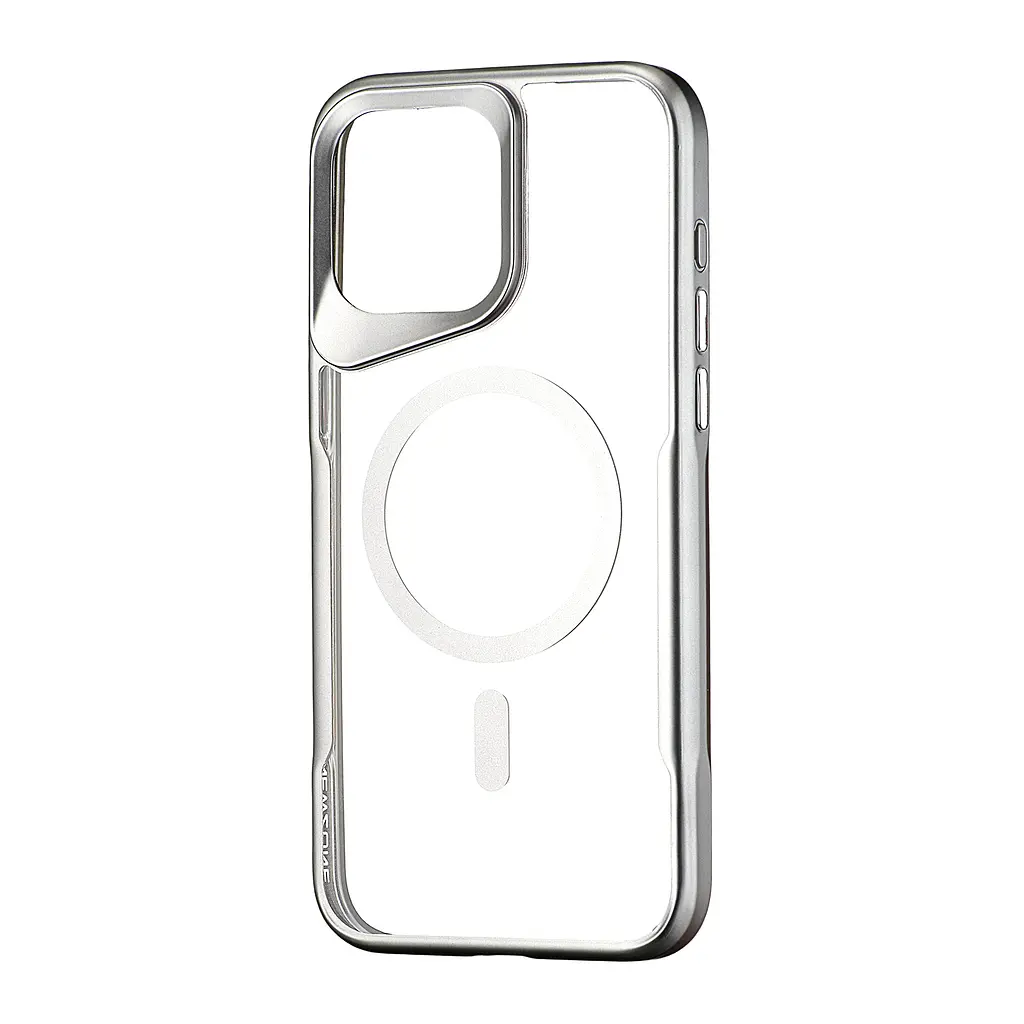 Чохол Metal Frame with MagSafe iPhone 15 Pro Max Dark Silver