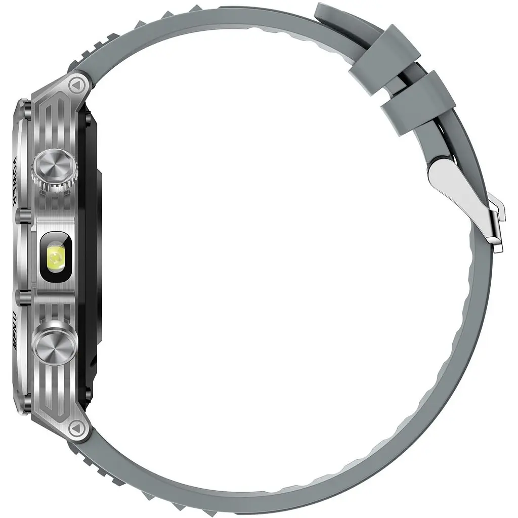 Смарт-годинник Uwatch Smart Surf X Pro Grey 2 ремінці сріблястий (3384) - фото 7