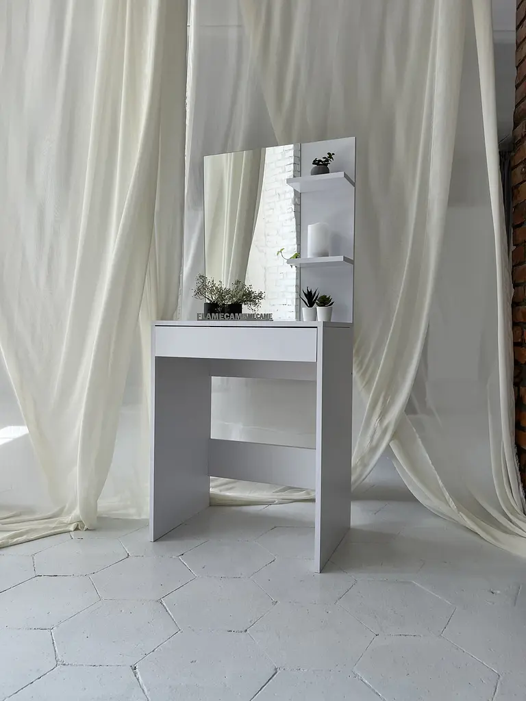 Туалетний стіл для макіяжу з висувною шухлядою з ДСП S-14 - фото 7