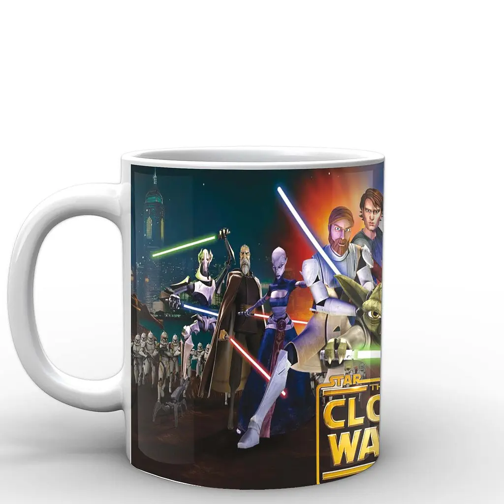 Кружка GeekLand Звездные войны Star Wars мультфильм 002.22 330 мл белая - фото 2