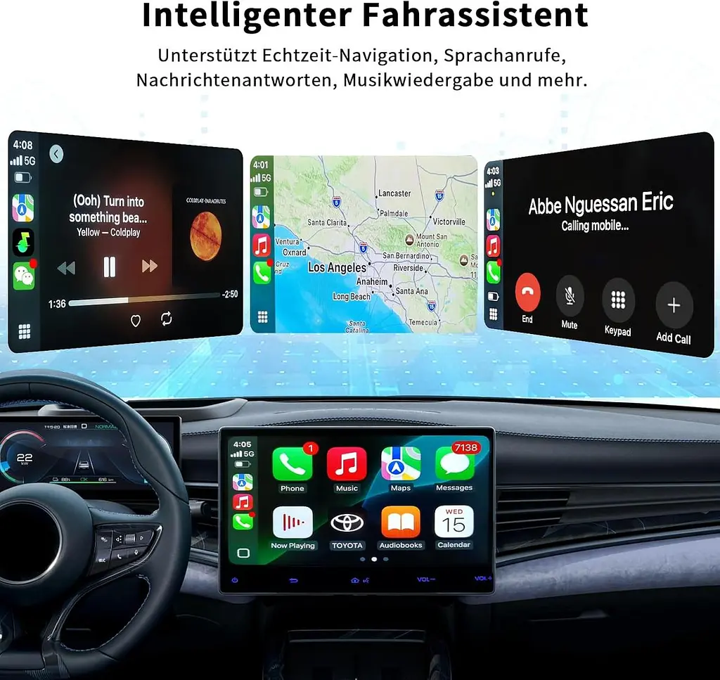 Адаптер CarPlay / Android Auto 3-в-1 для бездротового підключення - фото 5