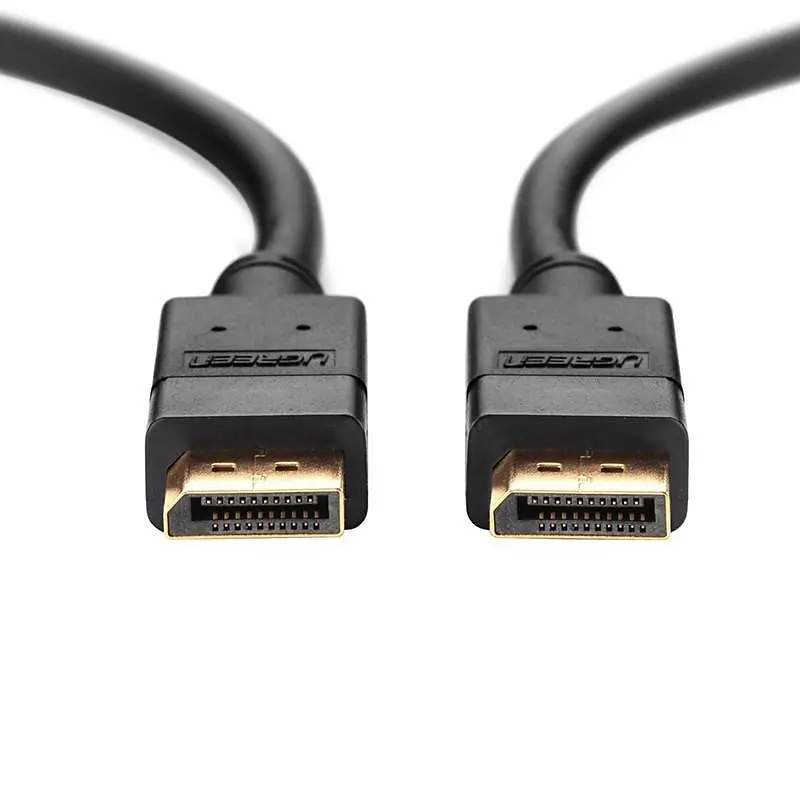 Кабель Ugreen DP102 DP Male to Male Cable 2 м черный (10211) - фото 2
