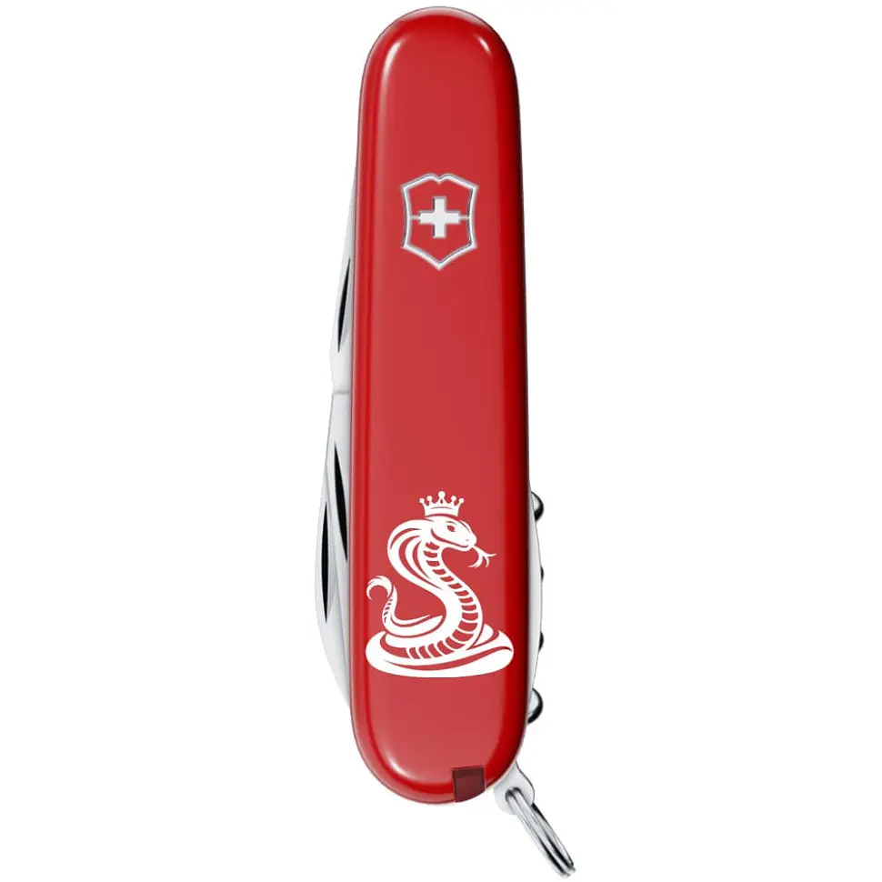 Складаний ніж Victorinox SPARTAN ZODIAC Кобра з короною 1.3603.Z4330u - фото 3