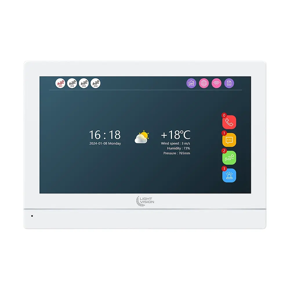Відеодомофон 7" WiFi Tuya Light Vision MADRID FHD White (82-00245) - фото 5
