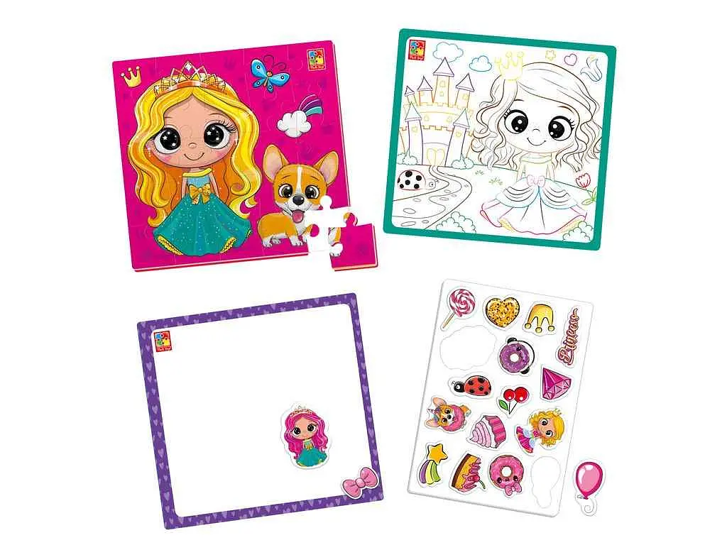 Набір для творчості VLADI TOYS 4в1 Принцеси VT4210-15 - фото 2