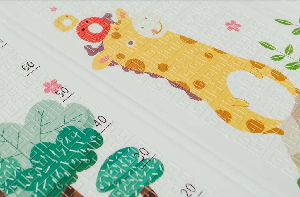 Дитячий двосторонній складаний килимок Poppet Транспорт і Зоопілоти, 200х180 см (PP005-200) - фото 4