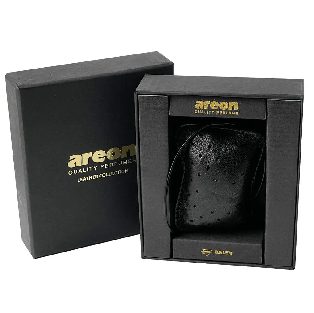Ароматизатор повітря на дзеркало Areon Gold Star Leather Collection шкіра Оригинал (3233) - фото 2
