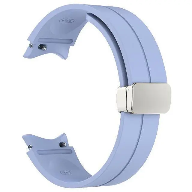 Браслет Cls для Samsung Galaxy Watch 5 - голубой ширина крепления 20мм силикон Watchbands (W14-9WB12312664) - фото 2