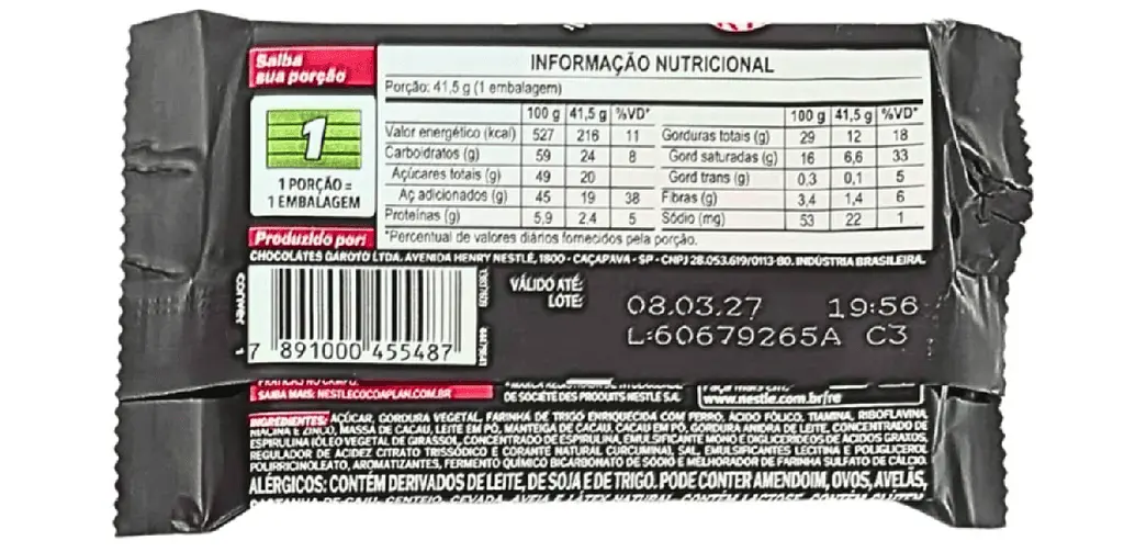 Шоколадний батончик Nestle Kit Kat The Villain Mint Dark Chocolate 41.5 г - фото 5