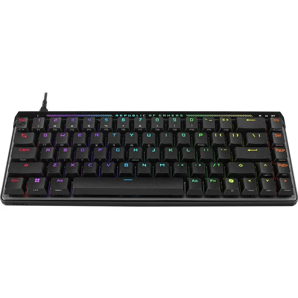 Клавиатура ASUS ROG Falchion Ace HFX 68key Magnetic Switches USB-A EN/UK RGB Black (90MP03VE-BKMA00) - фото 7