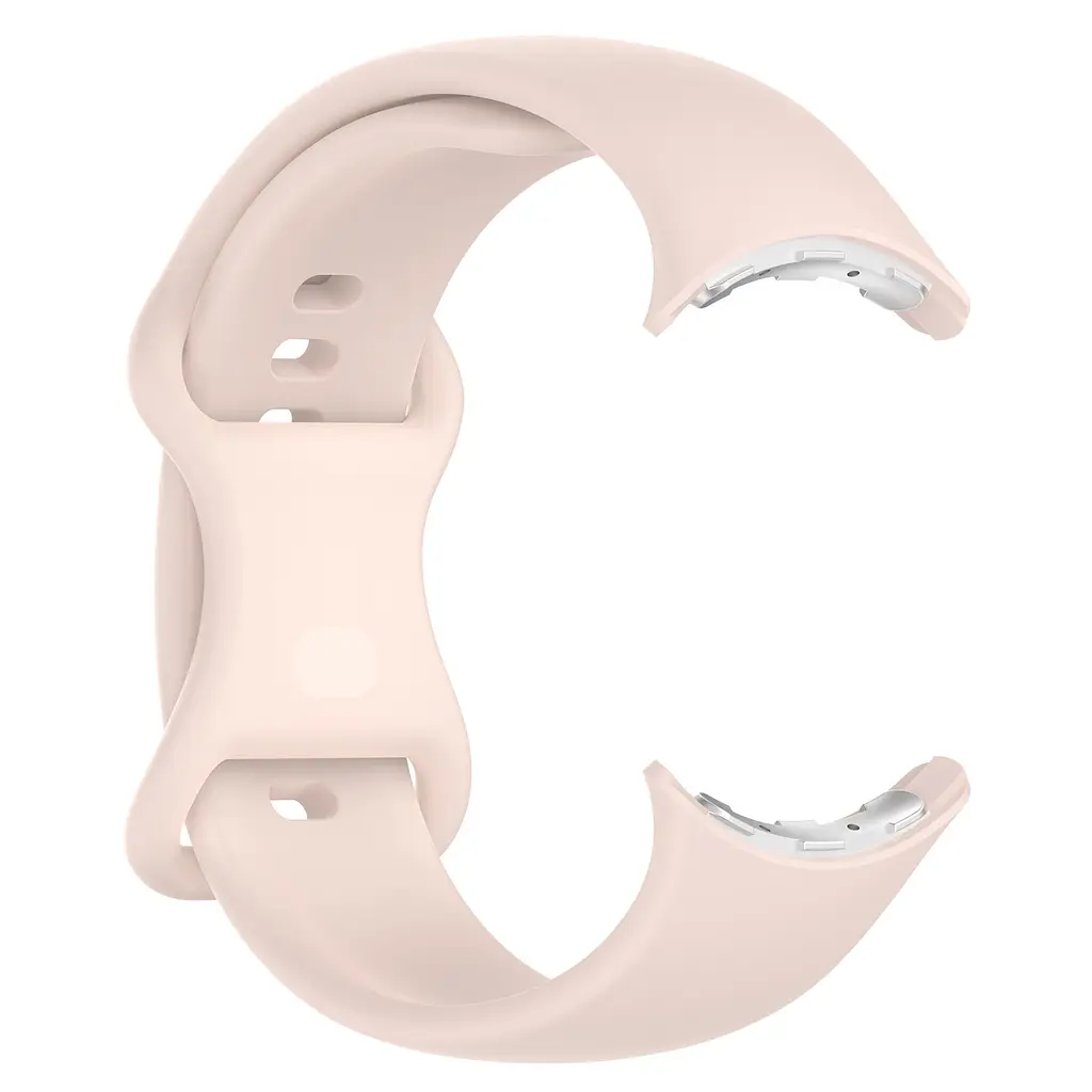 Силіконовий ремінець на смарт годинник Google Pixel Watch 41mm/2 41mm/3 41mm/4 41mm, Silicone, pink sand, зі зручною застібкою, на фітнес браслет, ArmorStandart (ARM75436) - фото 2