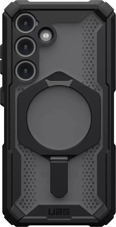 Оригінальний протиударний чохол для Samsung Galaxy S25 Plus UAG Plasma XTE MagSafe Black (S936) 214468114097 з підставкою
