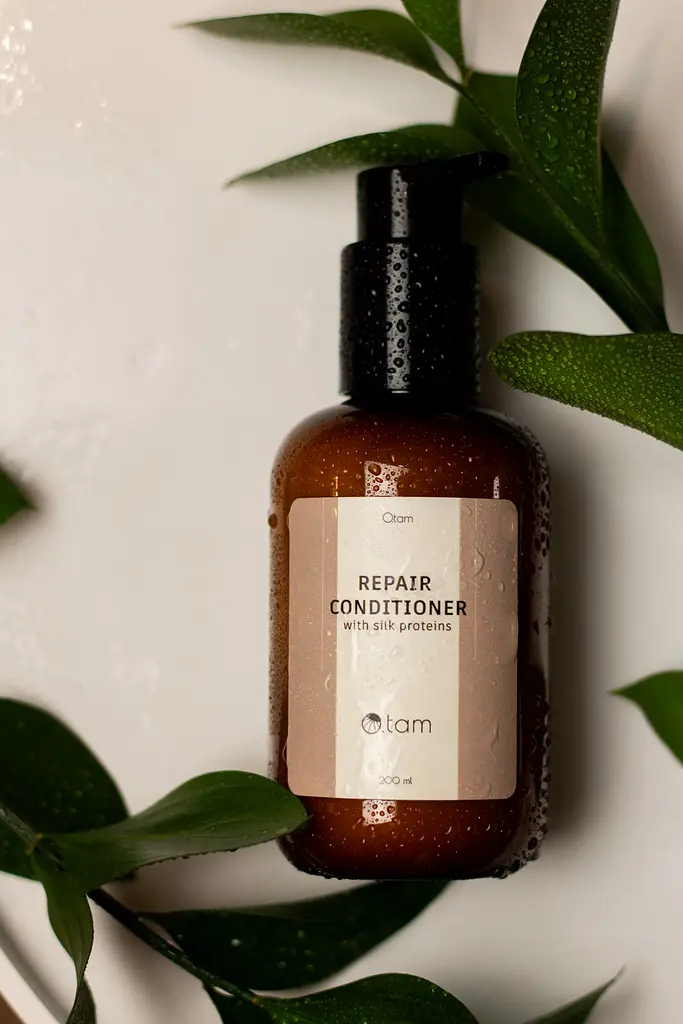Кондиционер O.tam восстанавливающий с протеинами шелка 200 мл - фото 2