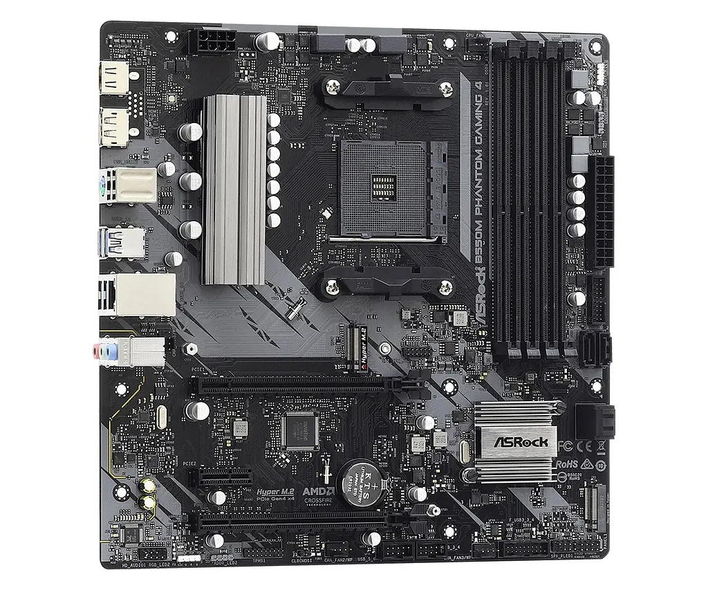 Материнська плата ASRock B550M Phantom Gaming 4 Socket AM4 - фото 3