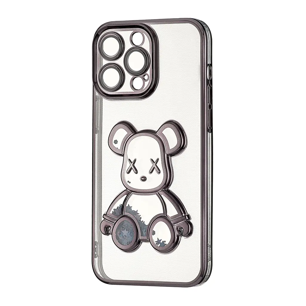 Чохол Shining Bear Case Protected Camera iPhone 15 Pro Max Black