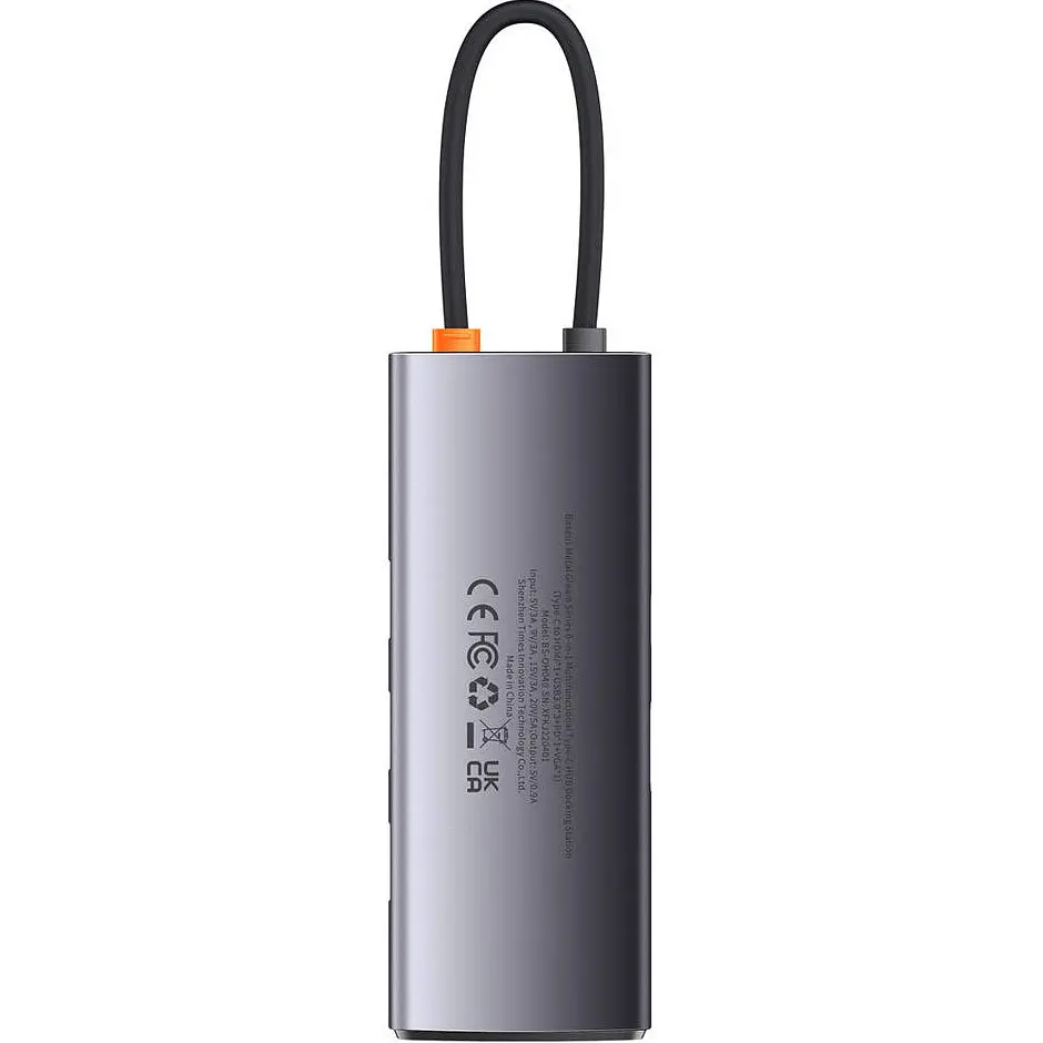 Хаб - док-станция Baseus WKWG030013 Metal Gleam Series 6-in-1 Type-C HUB Docking Station - фото 7