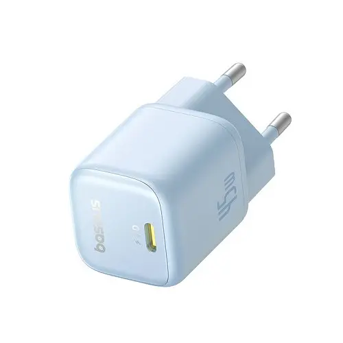 Сітчастий зарядний пристрій Baseus PicoGo GaN Fast Charger 1C 45W синій P10176800313-00 - фото 4