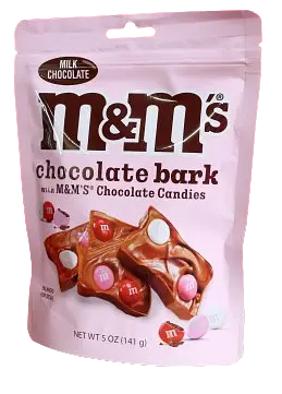Драже M&Ms Milk Chocolate Bark Limited Edition, 141г