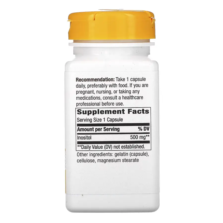 Вітаміни та мінерали Nature's Way Inositol 500 mg, 100 капсул - фото 2