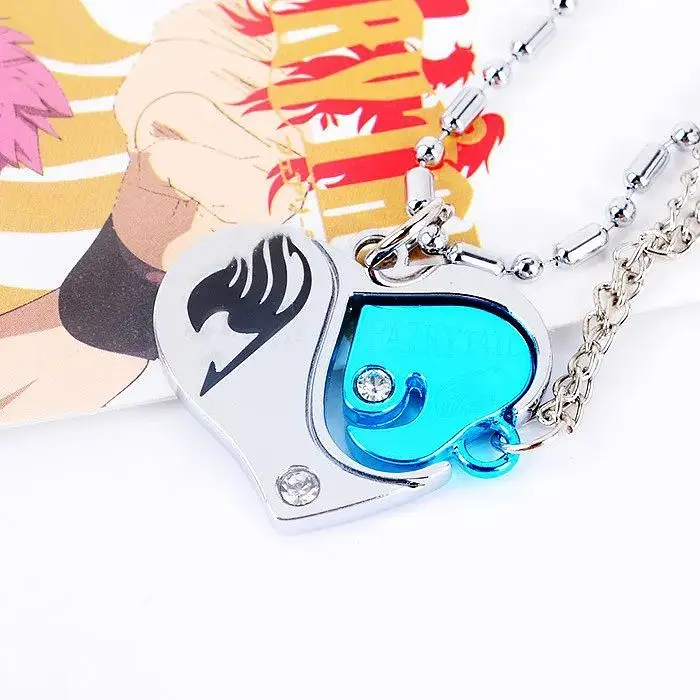 Кулон Love Хвост Фейрі Тейл Fairy Tail для закоханої пари у формі серця FT 22.89 - фото 2