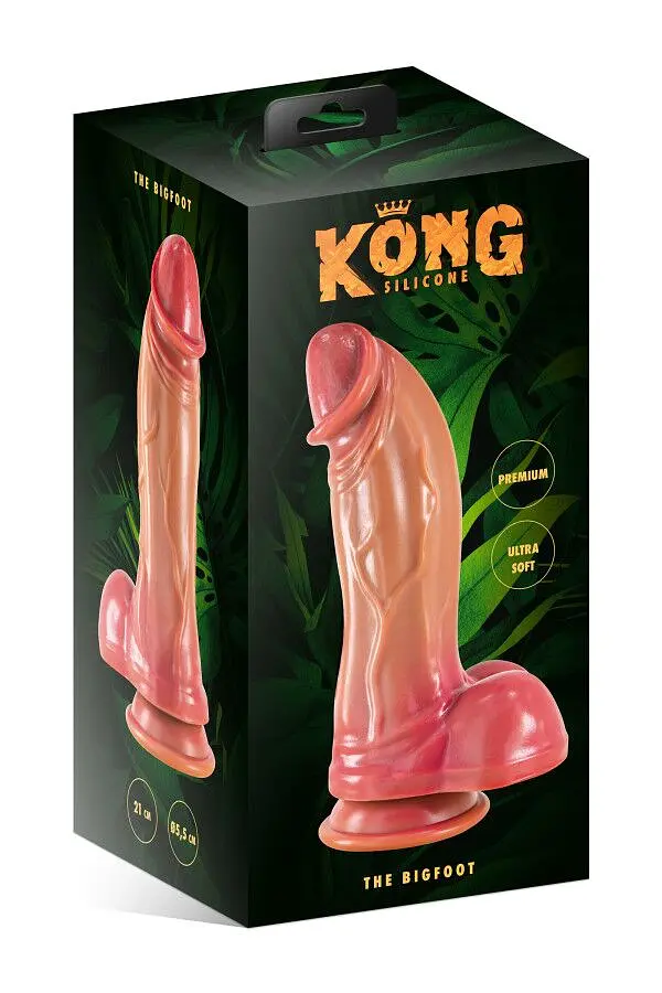 Фалоімітатор Kong Silicone The BigFoot, 21.5 см - фото 5