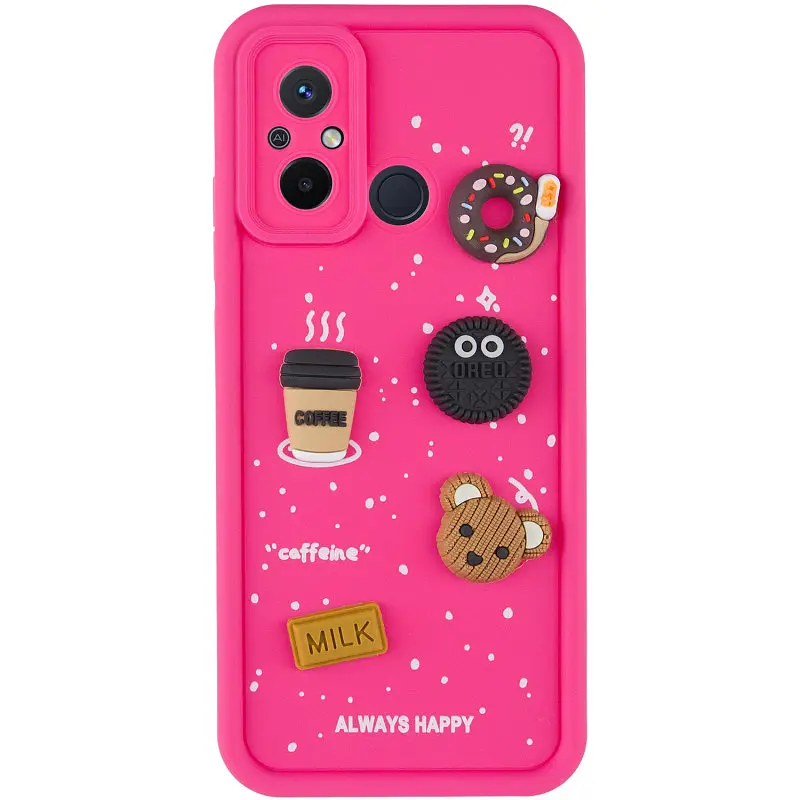 Чохол Epik TPU Toys Case для Xiaomi Redmi 12C/Poco C55 Pink/Always Happy - фото 2