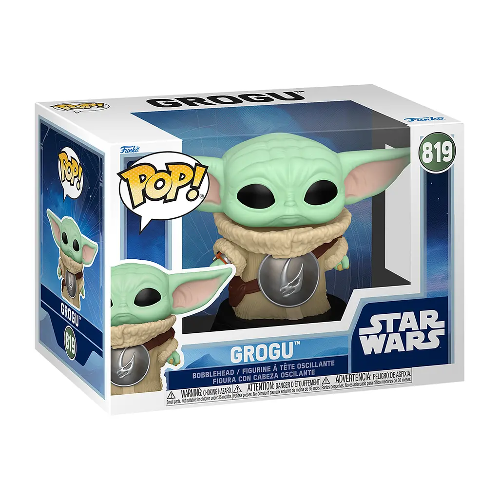 Ігрова фігурка Funko POP! Мандалорець Ґроґу з бронею Брудорога (90447) - фото 2